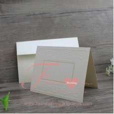 Free Shipping Nice Foiling Small Invitation Card Template